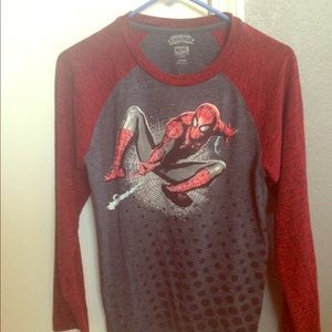 A Spider-Man long sleeve shirt for boys.